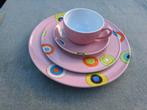 Dibbern Solid Color, roze diner/ontbijtset, Ophalen of Verzenden, Overige stijlen, Bord(en)