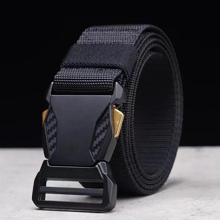 Tactical Belt "WINGS" m/snelsluiting (1-click releasesystem), Kleding | Heren, Riemen en Ceinturen, Nieuw, Zwart, Verzenden