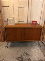 Vintage deense sidetable jaren 60, Ophalen, Gebruikt, 100 tot 150 cm, 25 tot 50 cm