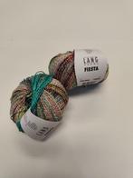 2 nieuwe bollen Lang Yarns Fiesta 1160.0004, Ophalen of Verzenden, Nieuw, Breien of Haken, Wol of Garen