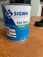 Nieuwe Sigma S2U Nova Primer RAL 9011 - 1 Liter, Doe-het-zelf en Verbouw, Verf, Beits en Lak, Nieuw, Ophalen of Verzenden, Verf