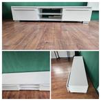Mooie witte glanzende tv meubel, Huis en Inrichting, Ophalen, 150 tot 200 cm, Zo goed als nieuw, Minder dan 100 cm