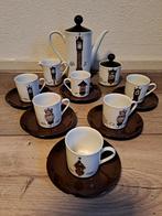 Douwe Egberts klokkenkopjes, Antiek en Kunst, Antiek | Servies compleet, Ophalen of Verzenden