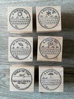 6 Catslife Press Stempels, Ophalen of Verzenden, Nieuw, Houten stempel