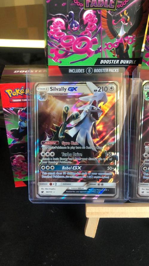 Silvally GX 2x, Hobby en Vrije tijd, Verzamelkaartspellen | Pokémon, Zo goed als nieuw, Meerdere kaarten, Verzenden