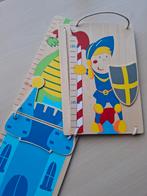 Houten meter kinderkamer Ridders, Ophalen of Verzenden, Zo goed als nieuw, Wanddecoratie
