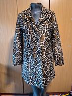 Leuke Boris G. mantel in panterprint - Maat 36, Bruin, Ophalen of Verzenden, Zo goed als nieuw, Boris G.