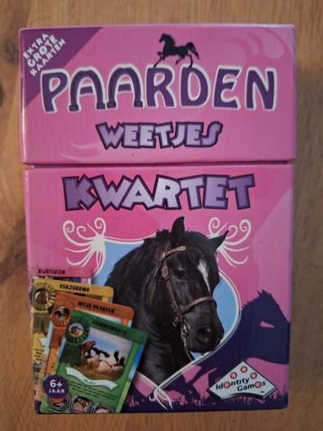Paarden Weetjes Kwartetspel - Identity Games beschikbaar voor biedingen