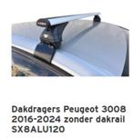 Dakdragers peugeot 3008 zonder dakrail 2016-2024, Auto diversen, Dakdragers, Ophalen, Zo goed als nieuw