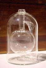 Glazen solifleur - Ollielampje - Glaskunst inwendig appeltje, Antiek en Kunst, Antiek | Glas en Kristal, Ophalen of Verzenden
