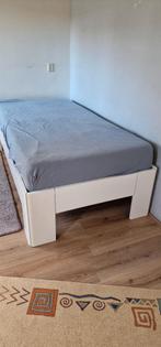 M Line 7 hybrid van beter bed, Huis en Inrichting, Slaapkamer | Bedden, 100 cm, Eenpersoons, Wit, Zo goed als nieuw