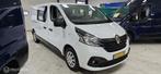 Renault Trafic L2 dubbele cabine 116.000 km 2019, Origineel Nederlands, Te koop, Emergency brake assist, 6 stoelen