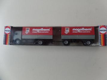Mercedes vrachtwagen / aanhanger Magotherm  (Herpa) beschikbaar voor biedingen