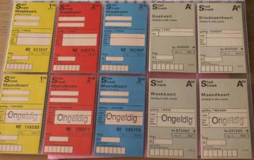 Voorbeelden van diverse NS stadsstreekkaarten 10 verschillen beschikbaar voor biedingen