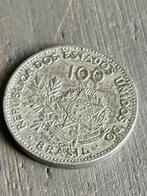 100 Reis 1901 Brazilie, Postzegels en Munten, Zuid-Amerika, Losse munt, Verzenden