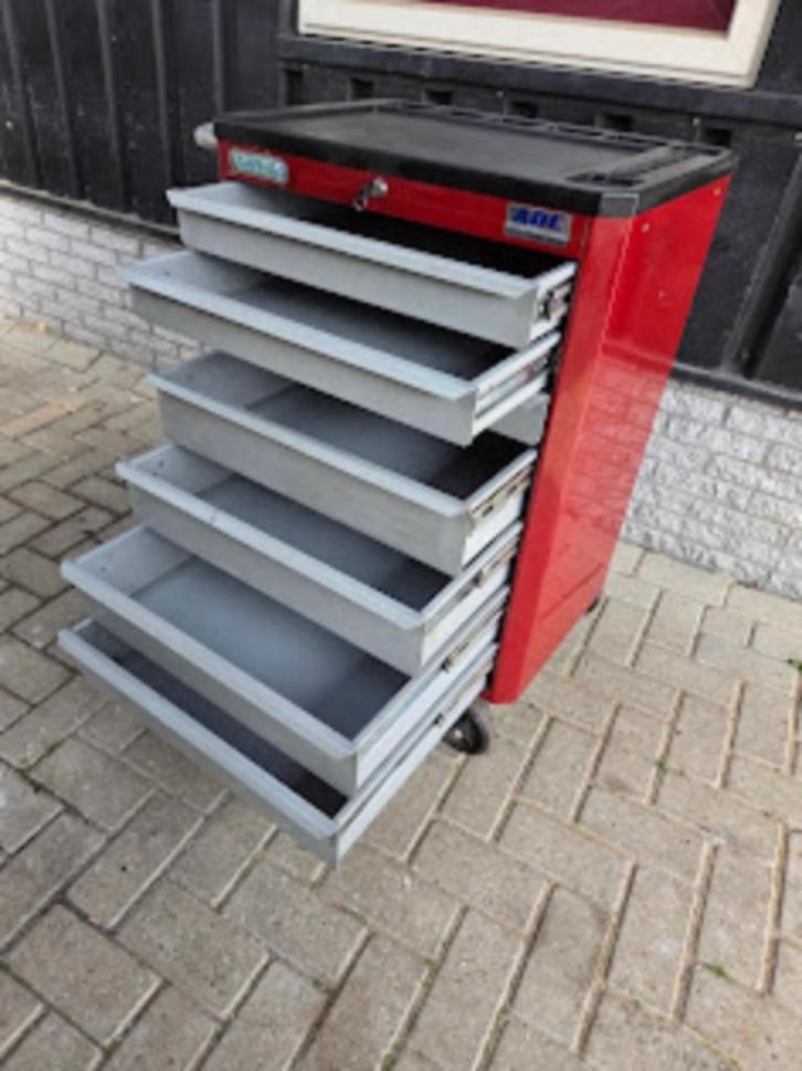 Kraftwerk gereedschapswagen, Doe-het-zelf en Verbouw, Gereedschapskisten, Zo goed als nieuw, Gevuld, Ophalen