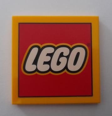 Leuke NIEUWE lego 4x4 tegel tile met LEGO er op GEEN STICKER beschikbaar voor biedingen