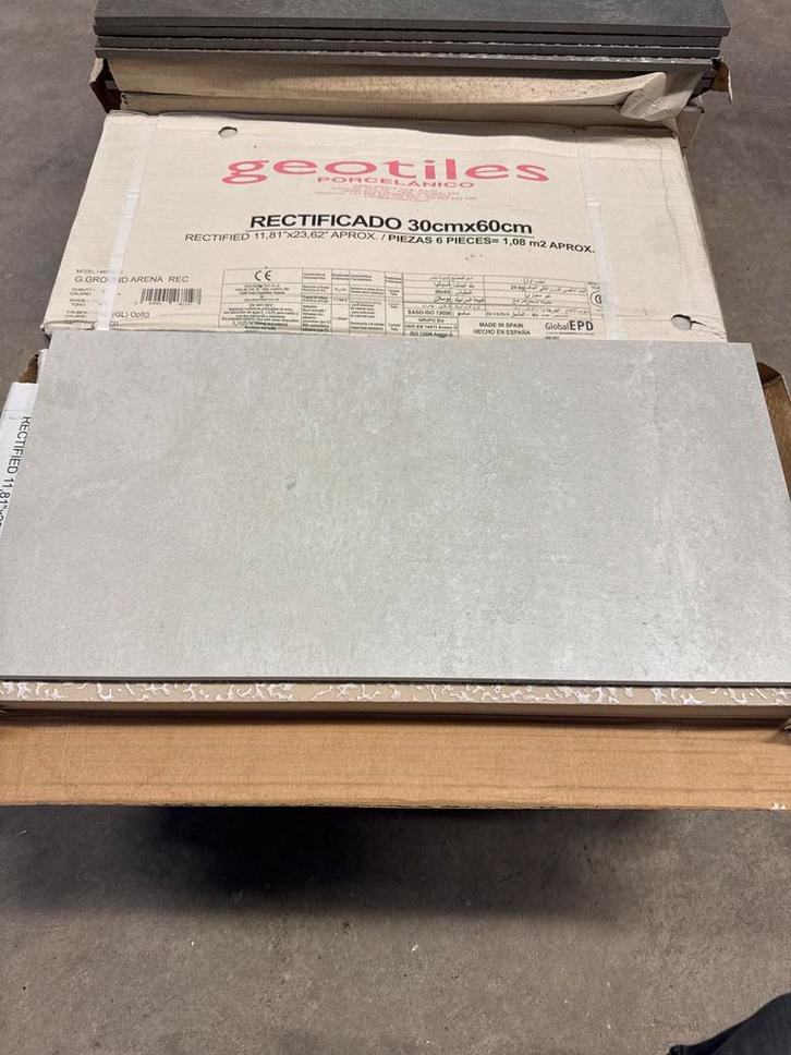 Geotiles Keramische Vloertegels 30x60cm, Doe-het-zelf en Verbouw, Tegels, Nieuw, Vloertegels, Keramiek, 40 tot 60 cm, 20 tot 40 cm