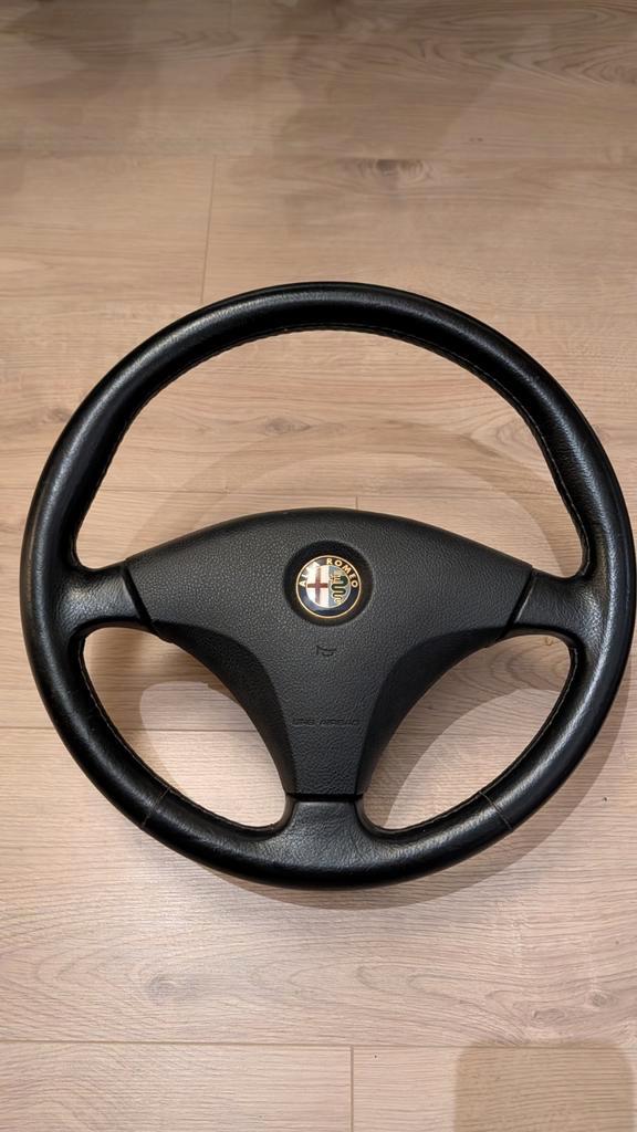 Lederen stuur Alfa Romeo 156, Auto-onderdelen, Besturing, Alfa Romeo, Gebruikt, Ophalen of Verzenden