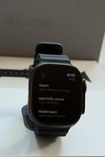 Apple Watch Ultra 2 Zwart Titanium | Nette staat | Garantie, Zwart, IOS, Ophalen of Verzenden, Zo goed als nieuw