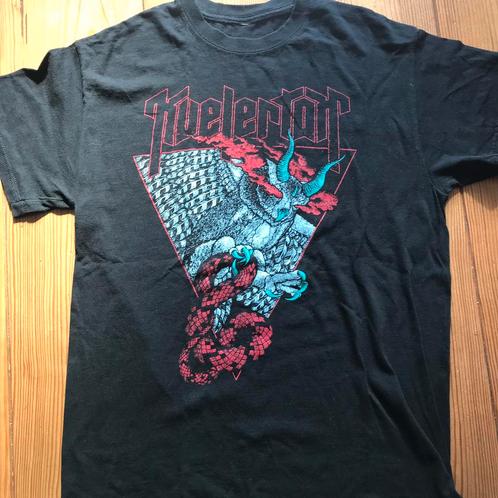 Kvelertak “Demon owl” shirt maat L, Kleding | Heren, T-shirts, Zo goed als nieuw, Maat 52/54 (L), Zwart, Verzenden