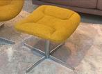 Gelderland draaifauteuil 7405 met hocker zgan>50% off, Ophalen, 75 tot 100 cm, Zo goed als nieuw, Stof