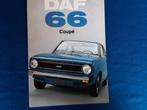 Folder Daf 66 Coupé modeljaar 1973 Frans, Overige merken, Ophalen of Verzenden, Zo goed als nieuw, Daf variomatic