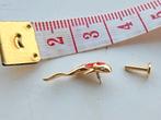 Tragus piercing Koi karper, 925 zilver, gold plated., Ophalen of Verzenden, Nieuw, Goud, Zilver