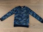 Indian Blue Jeans sweater / trui - camouflage - blauw - 164, Trui of Vest, Ophalen of Verzenden, Zo goed als nieuw, Jongen