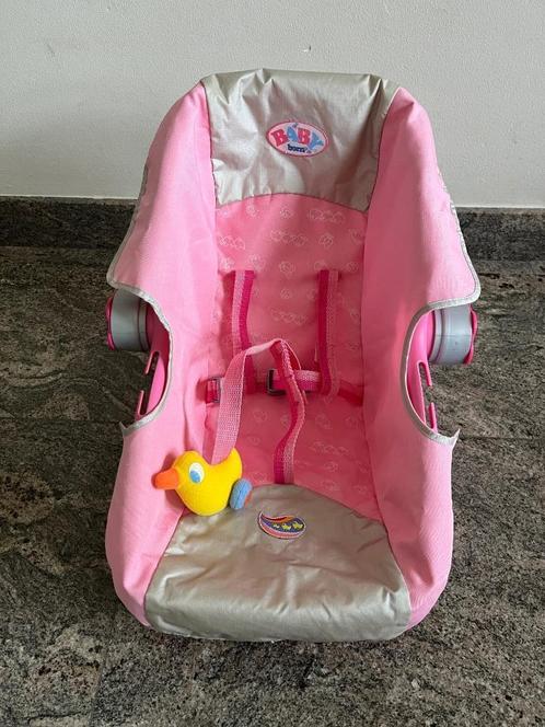 Originele Baby Born – draagstoeltje - zitje - autostoel, Kinderen en Baby's, Speelgoed | Poppen, Zo goed als nieuw, Overige typen