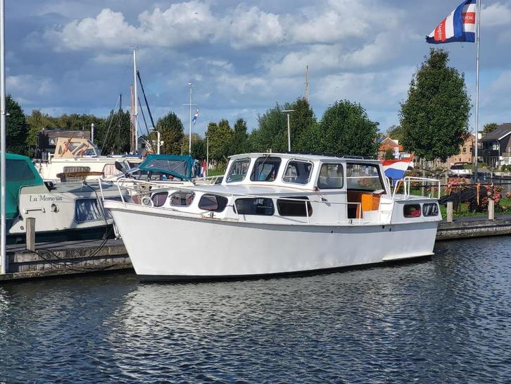 Werfgebouwde Fidego kruiser (Pedro) 9,60 meter met ligplaats, Watersport en Boten, Motorboten en Motorjachten, Zo goed als nieuw