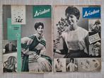 2 tijdschriften Ariadne  1959 maandblad voor handwerken, Ophalen of Verzenden, 1940 tot 1960, Tijdschrift