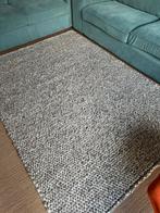 Wollen vloerkleed IKEA Hjorthede – 160 x 130 cm, Huis en Inrichting, Ophalen, Gebruikt, Grijs, Rechthoekig