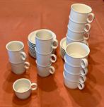 Mosa wit kwaliteits thee en koffie servies, Verzamelen, Ophalen, Gebruikt, Porselein, Kop en/of schotel