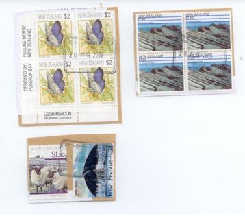 10 postzegels uit Nieuw Zeeland
