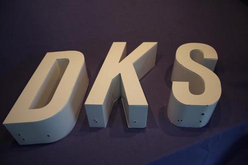 3 reclame letters D K S, Verzamelen, Merken en Reclamevoorwerpen, Gebruikt, Overige typen, Ophalen of Verzenden