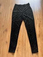 Zwarte glitter broek - Maat S, Kleding | Dames, Broeken en Pantalons, Zwart, Ophalen of Verzenden, Zo goed als nieuw, Maat 36 (S)