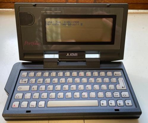 Atari Portfolio (werkend exemplaar), Computers en Software, Vintage Computers, Ophalen of Verzenden