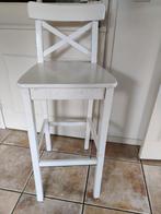 Ikea barkruk, hout, Huis en Inrichting, Barkrukken, Ophalen, Gebruikt, Met voetsteun, 60 tot 90 cm