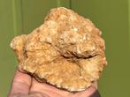 Bergkristal geode uit Marokko aangeslepen, Verzamelen, Mineralen en Fossielen, Ophalen of Verzenden