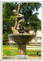Ansichtkaart	Zuidlaren	Berend Botje	standbeeld, Gelopen, Drenthe, Verzenden, 1980 tot heden