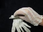 Gehaakte antieke kanten handschoenen, Antiek en Kunst, Antiek | Kleding en Accessoires, Dames, Ophalen