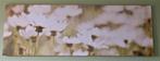 Groot canvas schilderij Piet Klerkx 160x55 groen wit bloemen, Ophalen, Zo goed als nieuw