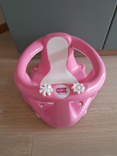 OK baby Flipper Evolution bad badring zitje badzitje roze, Kinderen en Baby's, Badjes en Verzorging, Zo goed als nieuw, Badzitje of Badring