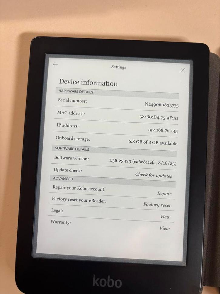 Kobo Clara HD + Free case, Computers en Software, E-readers, Zo goed als nieuw, 6 inch of minder, 8 GB, Touchscreen, Ophalen of Verzenden