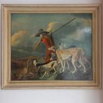 Reproductie op hout: De jacht Adriaen Cornelisz Beeldemaker, Ophalen of Verzenden
