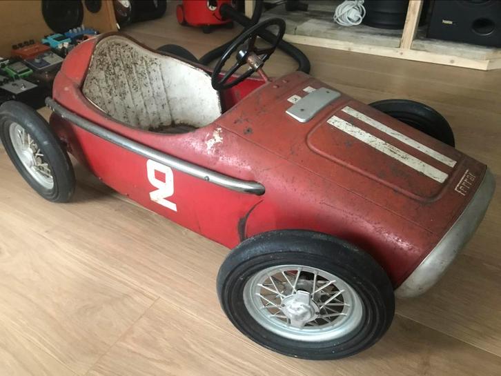 Morellet Guerineau Ferrari no2 trapauto, Kinderen en Baby's, Speelgoed | Buiten | Skelters, Gebruikt, Overige merken, Ophalen