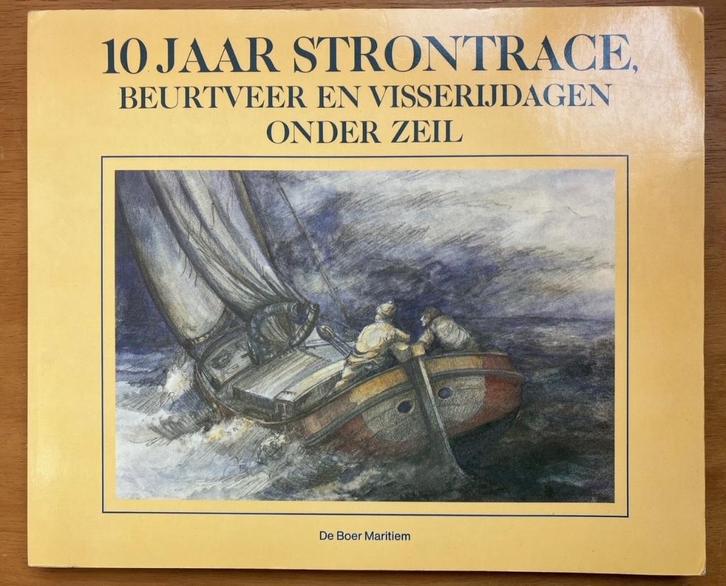 10 Jaar strontrace - Wim de Bruijn, Boeken, Sportboeken, Gelezen, Watersport en Hengelsport, Verzenden