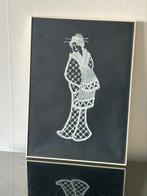 Vintage kunstwerk vrouw, Huis en Inrichting, Woonaccessoires | Schilderijen, Tekeningen en Foto's, Ophalen of Verzenden, Schilderij