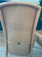 4 Lloyd Loom Stoelen in Goede Staat, Huis en Inrichting, Stoelen, Ophalen, Gebruikt, Bruin, Riet of Rotan